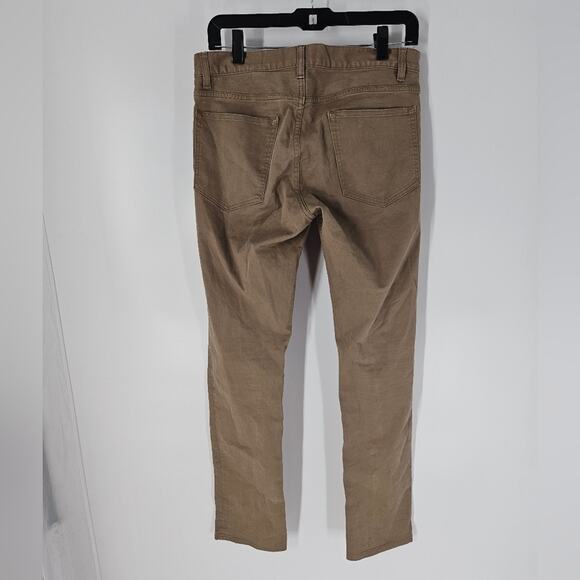 Theory Tan Haydin Straight Slim Fit Pants 30 - Picture 7 of 10